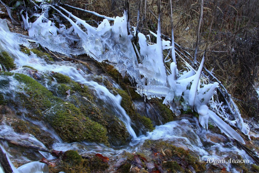 Царские водопады зимой (2)